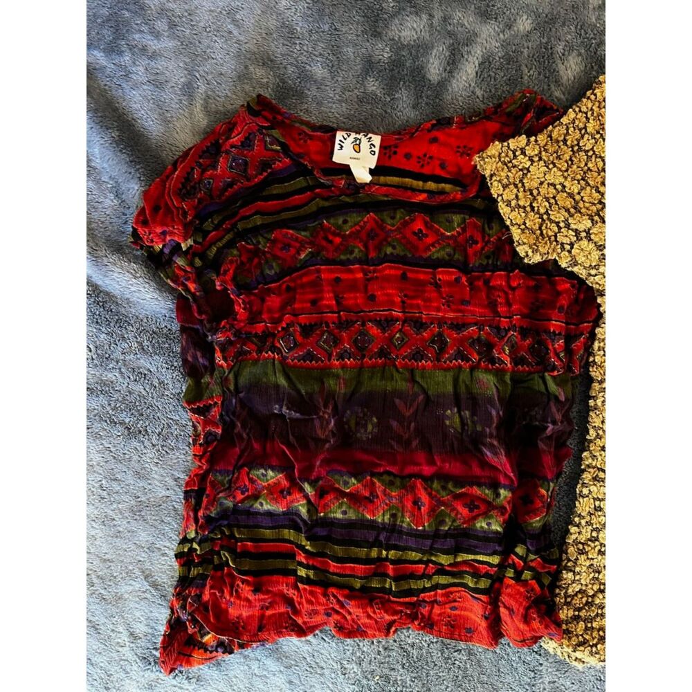 boho whimsygoth hippie tops size small